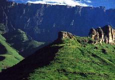 Das Amphitheater in den Drakensbergen